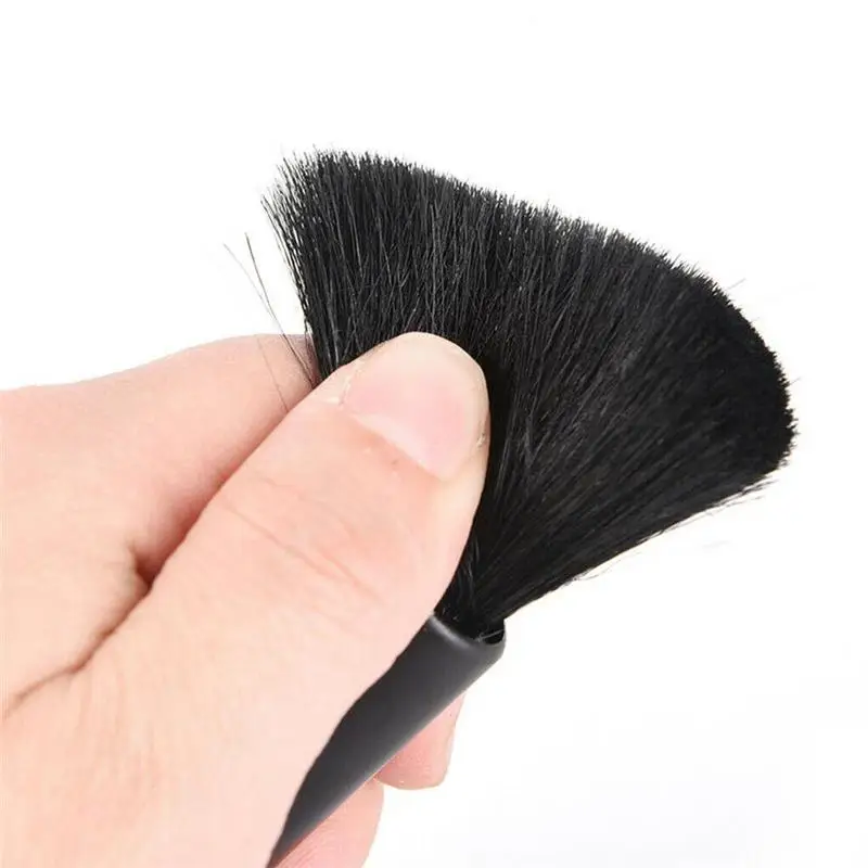 Car telescopic cleaning hard bristle brush keyboard brush telescopic wool brush computer digital keyboard rubber handle wool car