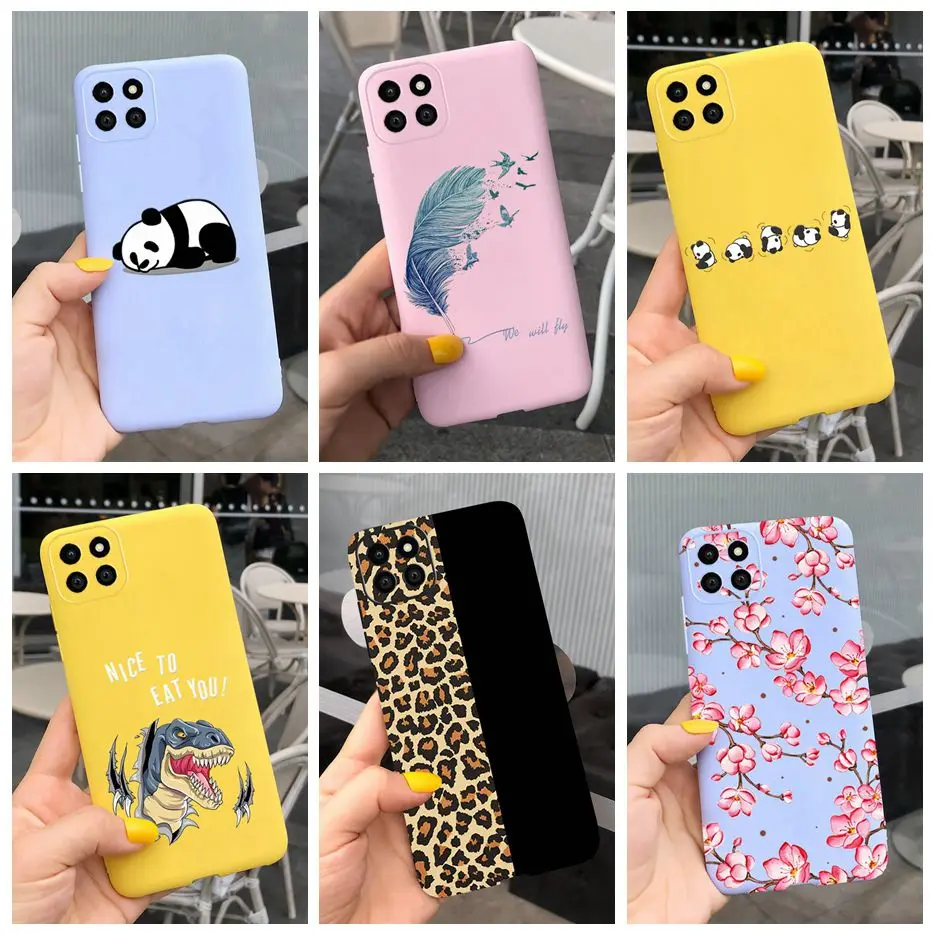 For Samsung Galaxy A22 5G Case SM-A226B Soft Silicone Cute Panda Cartoon Cover For Samsung A22 A22s 5G A 22 s Phone Cases Bumper