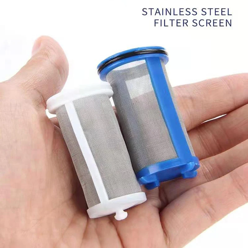 Quick Connection Filter Water Purifier Sand Particles Filter with Front Stainless Steel Mesh Removable Micro Straight 1/4 3/8''