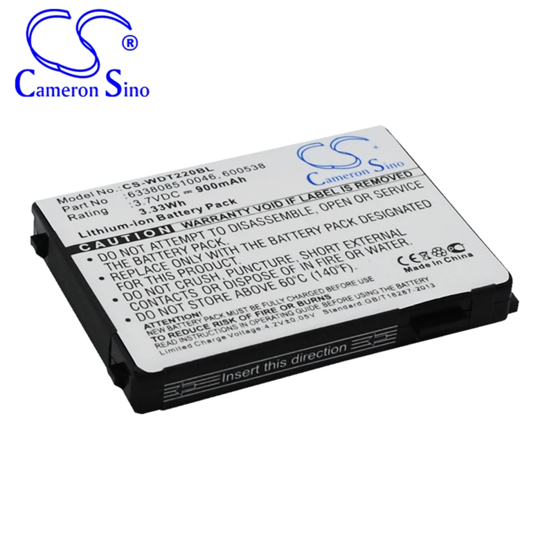 CameronSino Battery for Unitech HT630 PT630D PT650 HT650 PT630 fits Falcon 4006-0319 600538 633808510046 Barcode Scanner battery