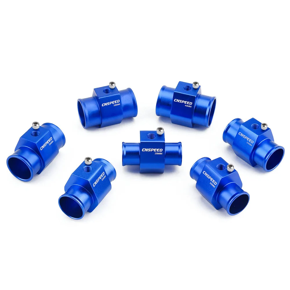 CNSPEED indicatore temperatura acqua temperatura radiatore temperatura acqua sensore tubo giunto 40mm 38mm 36mm 34mm 32mm 30mm 28mm adattatore tubo
