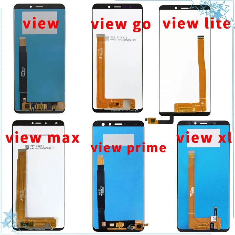 For Wiko View/View Go/View Lite/View Max/View Prime/View XL LCD Display Touch Screen Assembly Digitizer Sensor Phone Accessories