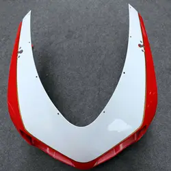 Kolmio-LAM Fit for 2007 - 2012 Ducati 848 1098 1198 Motorcycle Headlight Fairing Front Nose Upper Cowl 2008 2009 2010 2011
