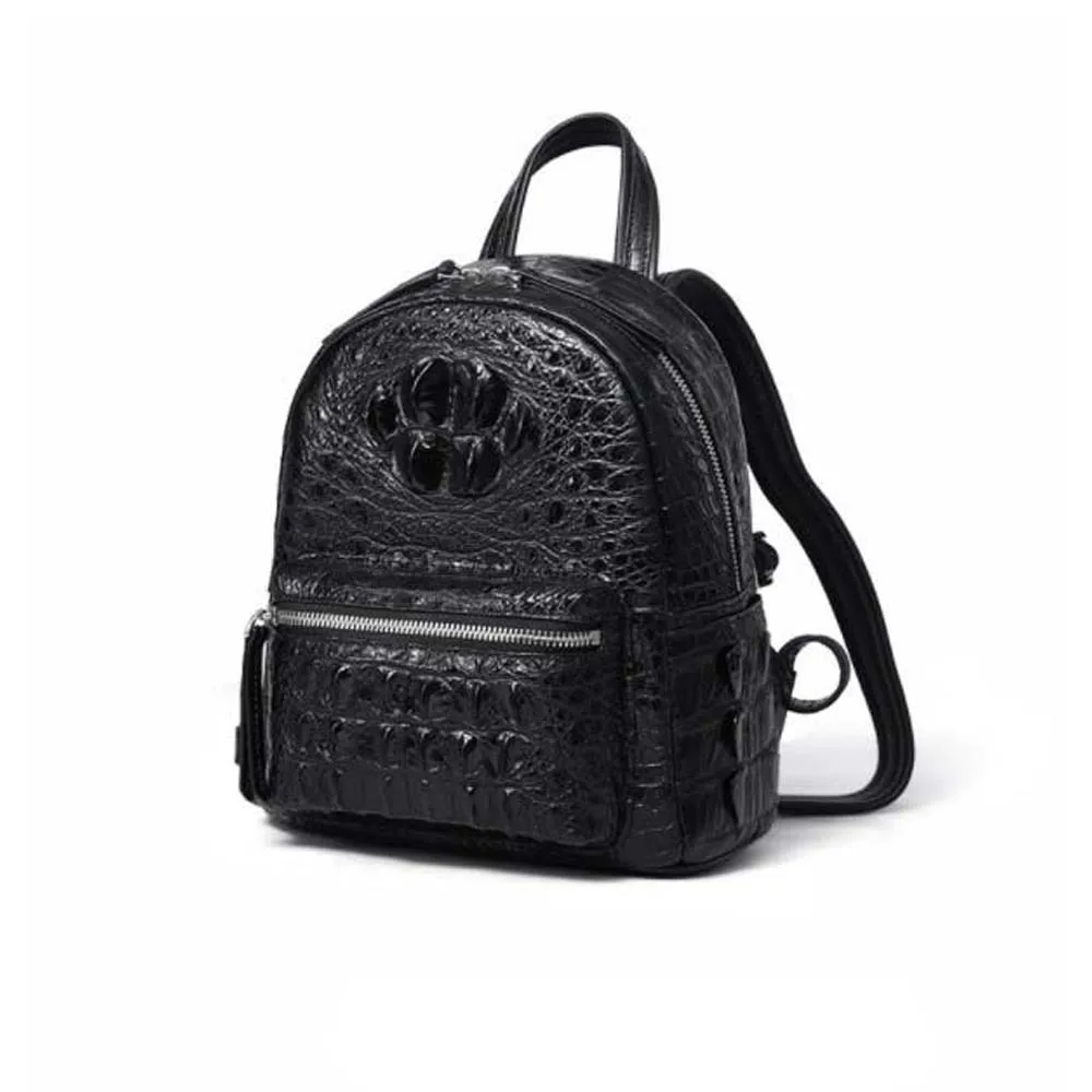 madun Thailand  crocodile  Female bag women backpack  female  backpack  To go out  fashion  trend  Female  crocodile bag