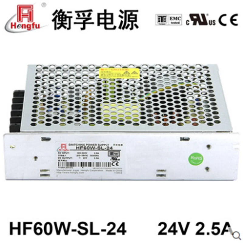 

Новый Hengfu HF60W-SL-24 зарядное устройство DC 24V 2.5A импульсная мощность