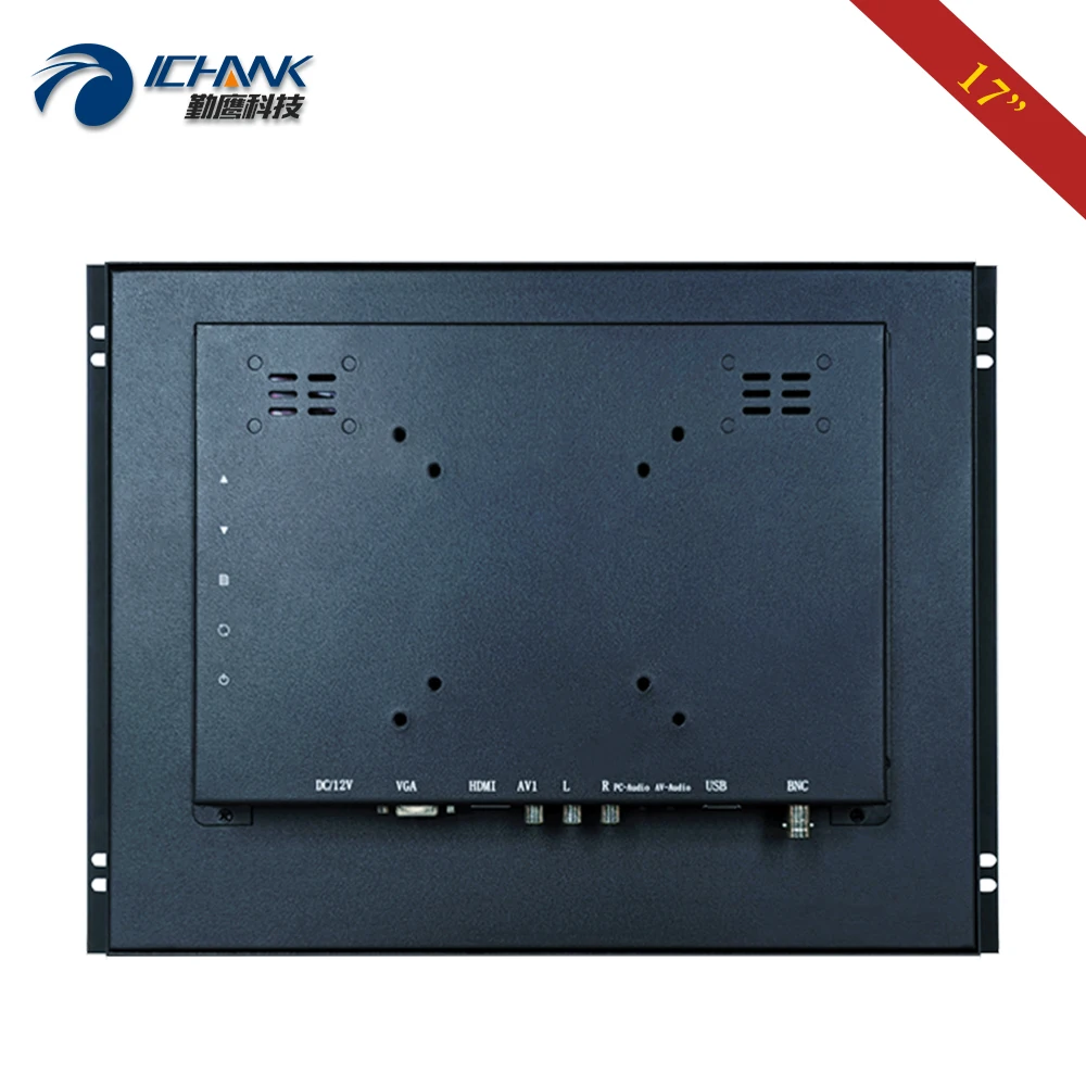 ZK170TC-59R/17 بوصة 1280x1024 شاشة HDMI USB مكبر صوت مدمج إطار مفتوح شاشة لمس مقاومة مثبتة على الحائط