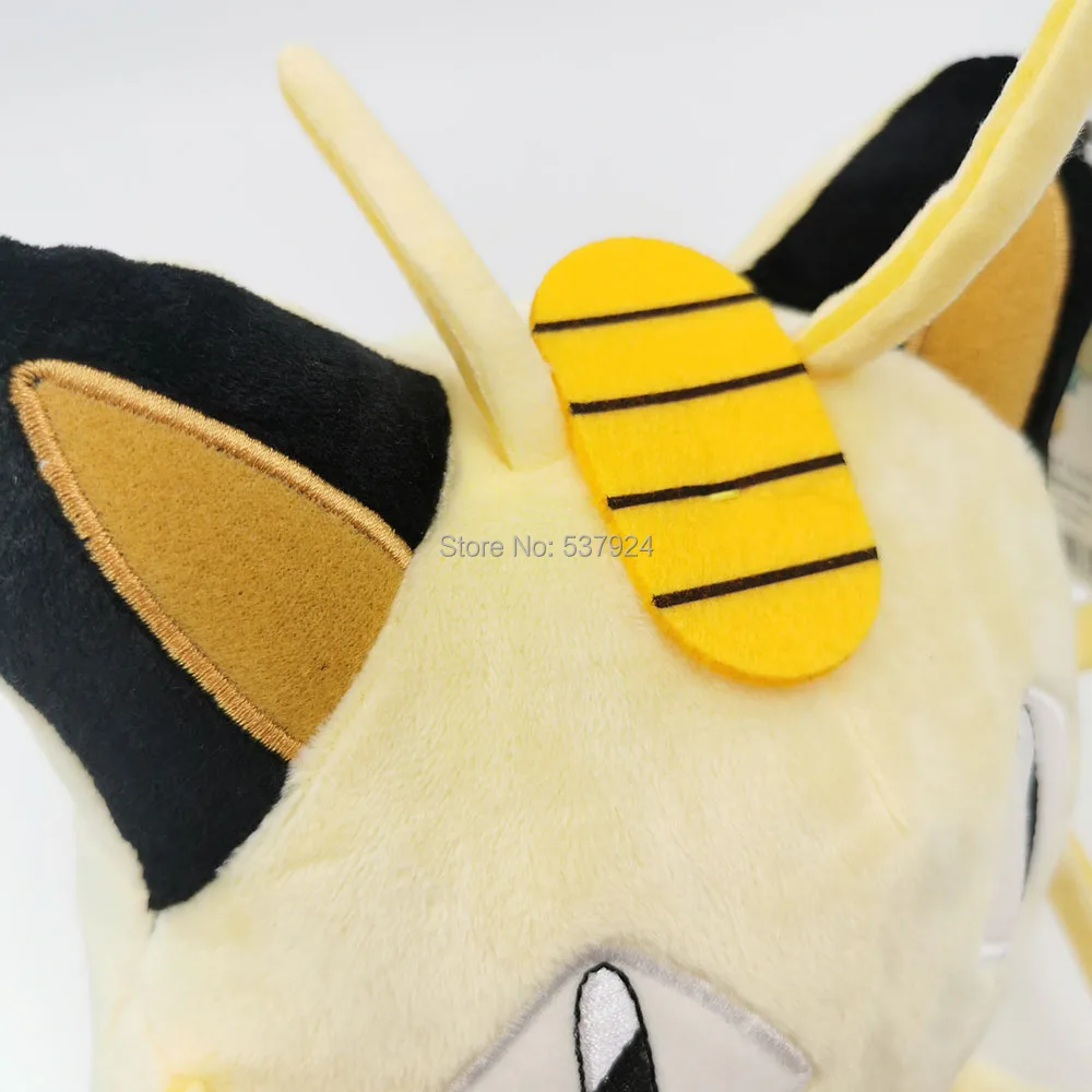 5 قطع جديدة من دمية Meo Meowth الأصلية مقاس 9 بوصة 23 سم