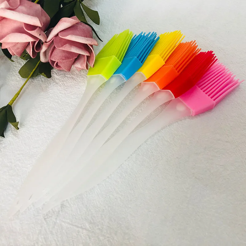 1PCS Kitchen Accessories Tools DIY Baking Tool Cream Brush Silicone brush varsity brush Cooking Utensil Kitchen Gadgets BBQ