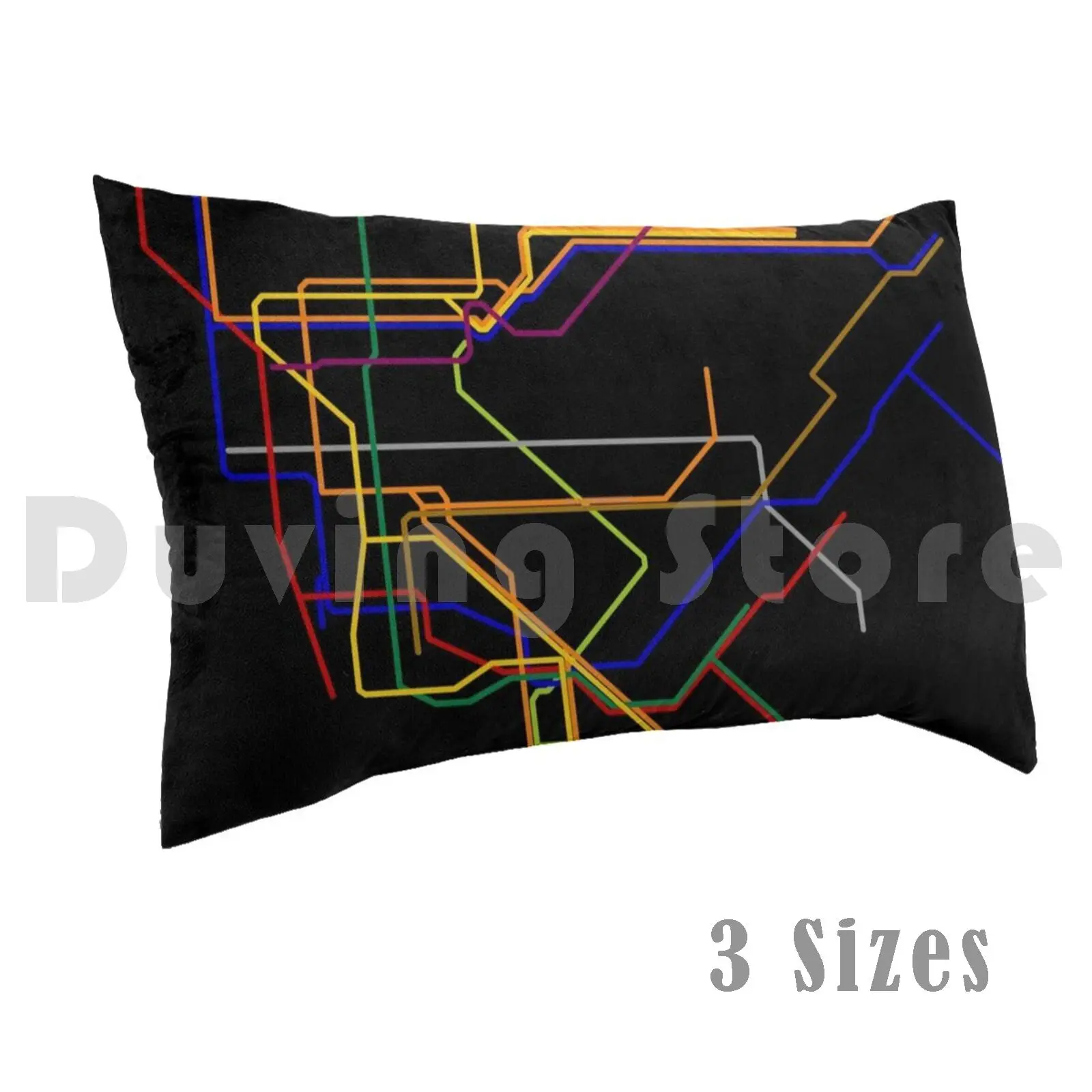 

Nyc Lines Pillow Case Printed 35x50 New York City Nyc Ny Lines Line Manhattan Queens Bronx Brooklyn Usa
