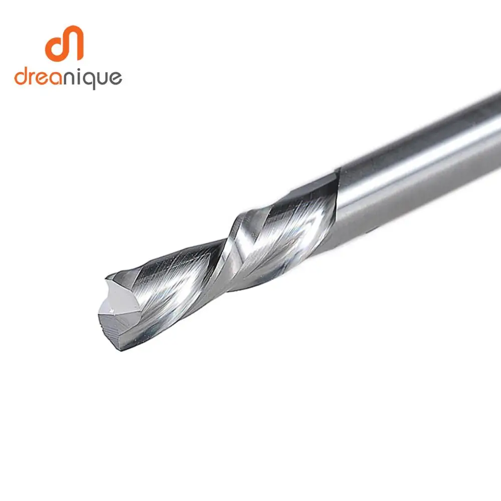 inch size UP Cut DOWN Cut Two Flutes carbide Spiral router bit 3.175mm 6.35 mm,CNC Router, Compression Wood End mill Cutter bits