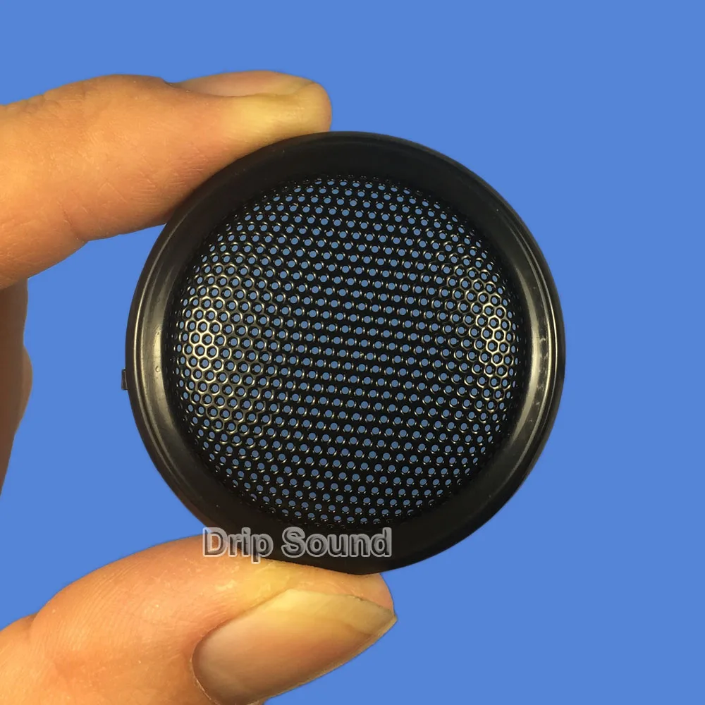For 1" Inch Tweeter Speaker Grill Cover Car Audio Decorative Circle Metal Mesh Grille Protection #Black