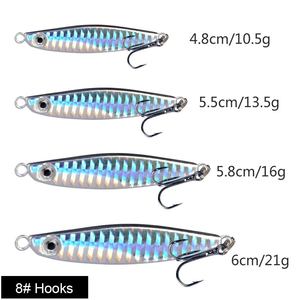 1Pcs Iron Plate Luya Bait /VIB Far Shore Cast Sequins /Cockmouth Bass Spanish Mackerel Salmon Black Fish Specialty /Fake Bait