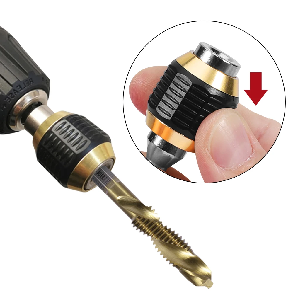 60/150/300mm Hex Handle Quick Change Joint Electric Hand Drill 1/4 Hexagon Electric Drill Big Head Selflocking Connecting Rod