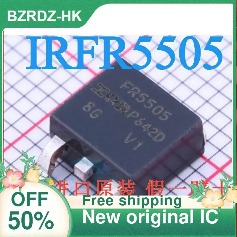 5 قطعة/الوحدة IRFR5505 IRFR5505TR IRFR5505TRPBF جديد الأصلي IC