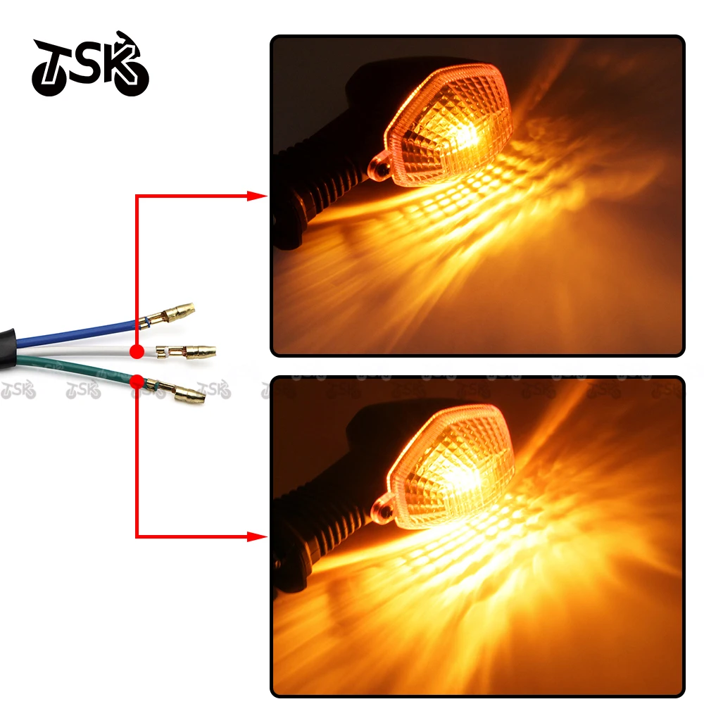 Turn Signal Light Front Rear for SUZUKI GSX R 600 SRAD 750 1000 K1 K4 Motorcycle Accessories Indicator Lamp Flashing Bulb - view 6