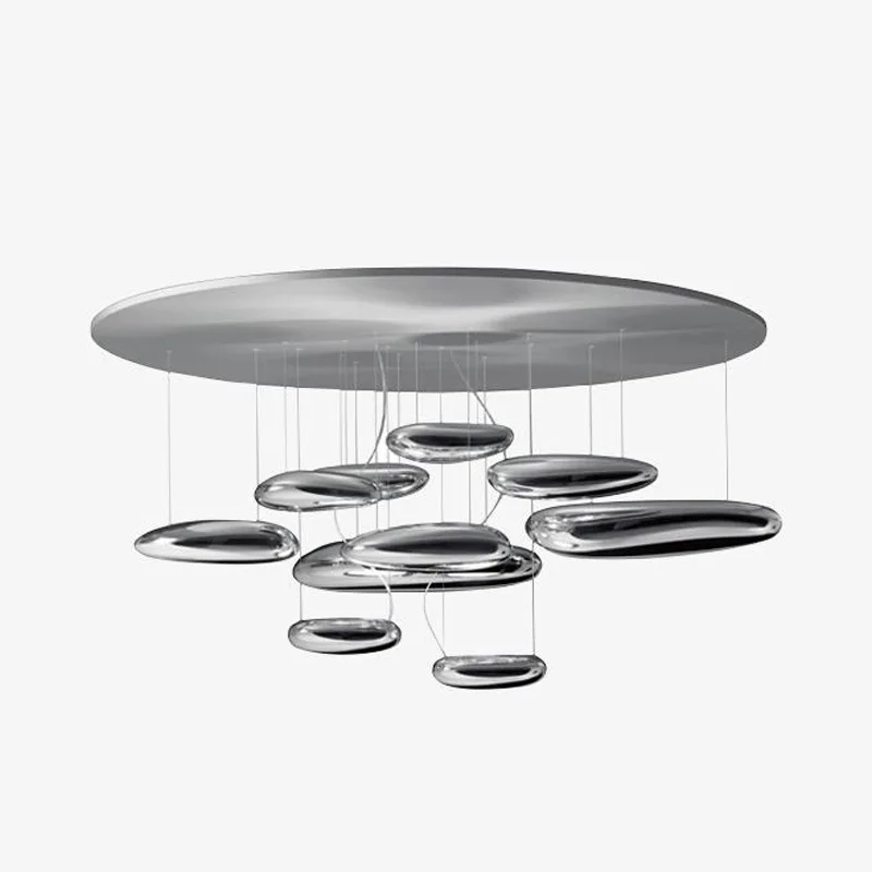 Italian simple light luxury floating water drop living room modern simple creative bedroom restaurant decoration hall Chandelier