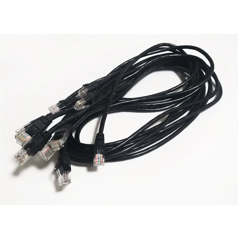 10 Buah/Banyak 1200Mm/1.2Meter RJ45 Indoor dan Di Luar Ruangan LED Display Kabel Jaringan
