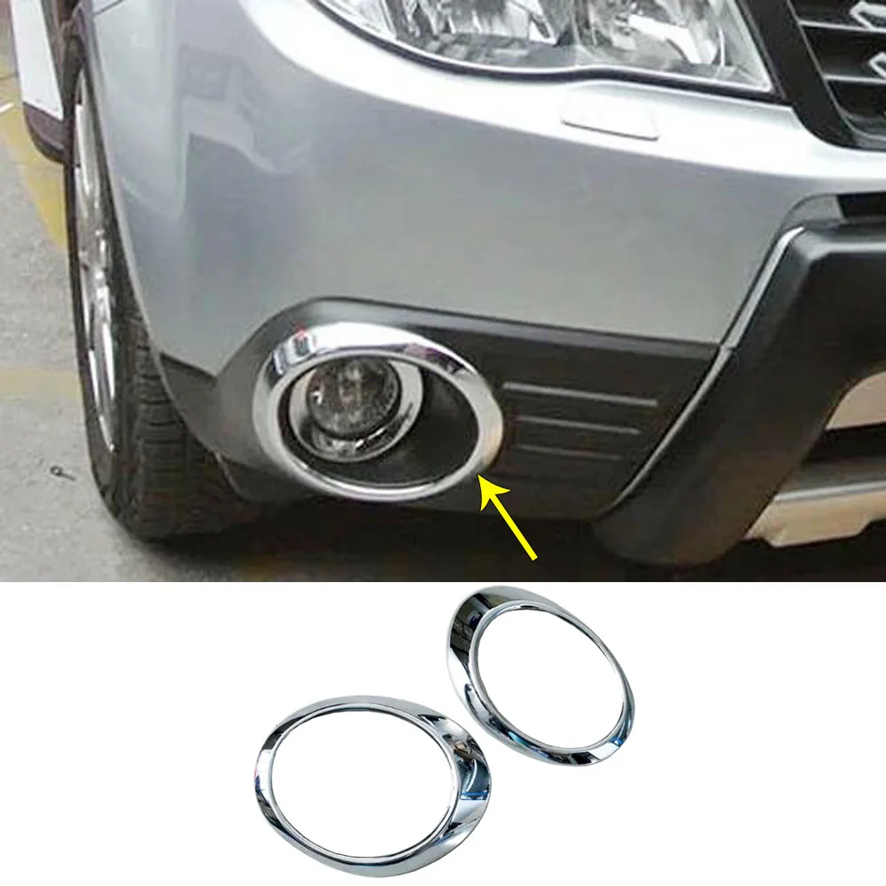 

Автомобильная передняя противотуманная фара, рамка, Стайлинг, крышка из АБС-пластика, детали, капоты, детали 2 шт. для Subaru Forester 2008 2009 2010 2011 2012