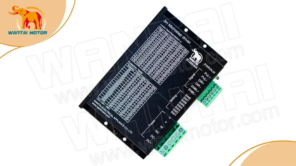 

Wantai 3PHASE Stepper Motor Driver 3DQ227MA AC110-220V 400-60000 9.8ApeakMicro CNC Router Mill Cut Laser Engraving Grind Foam