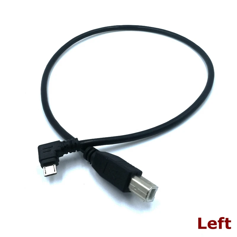 Micro USB male to USB B-type connector for USB 2.0 B micro male data cable for mobile phones, printers and hard drives