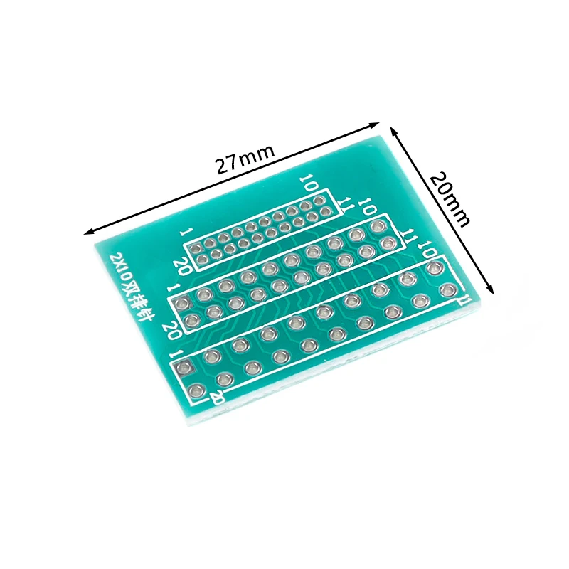 10PCS 1.27mm 2.0mm 2.54mm Pitch Interchange Transfer Plate Converter Single Double Row Pin PCB PCI Adapter Board