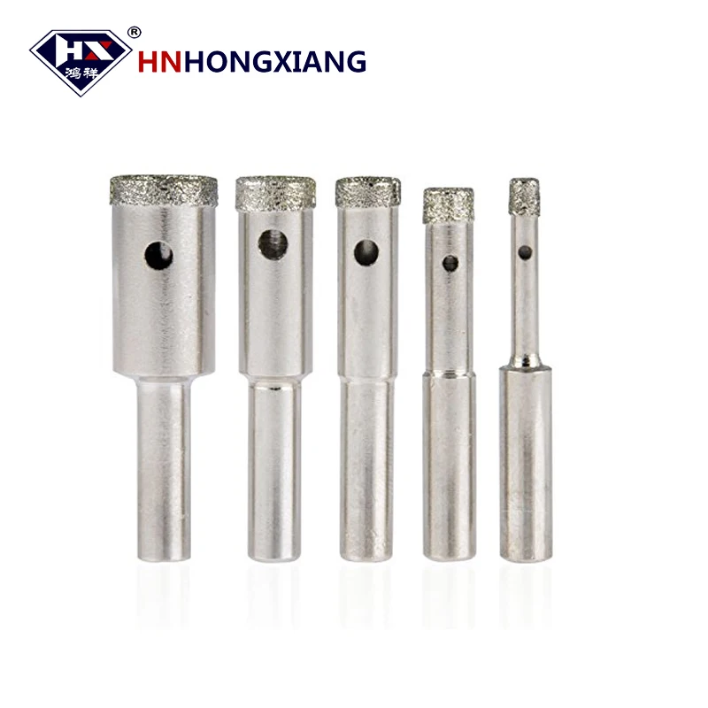 

HNHONGXIANG 6-30mm Hole Saw Drilling Bits,10pcs Diamond Coated Drill Bit For Marble, Glass, Ceramic, Granite, Quartz, Porcelain