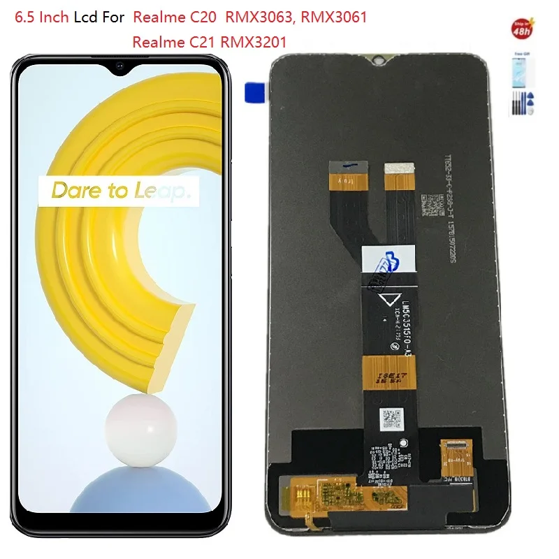 

6.5 Inch Lcd for Realme C20 LCD RMX3063 RMX3061 Display Touch Screen Digitizer Assembly for Realme C21 Displya RMX3201 LCD