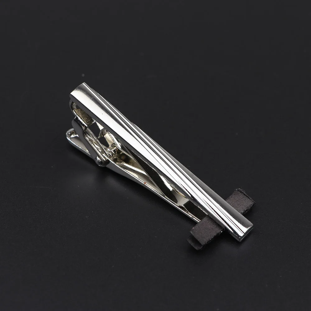 Männer Metall Krawatte Clip Helle Chrom Edelstahl Schmuck Krawatte Clips Pin Schließe Clamp Hochzeit Charme Kreative Geschenke