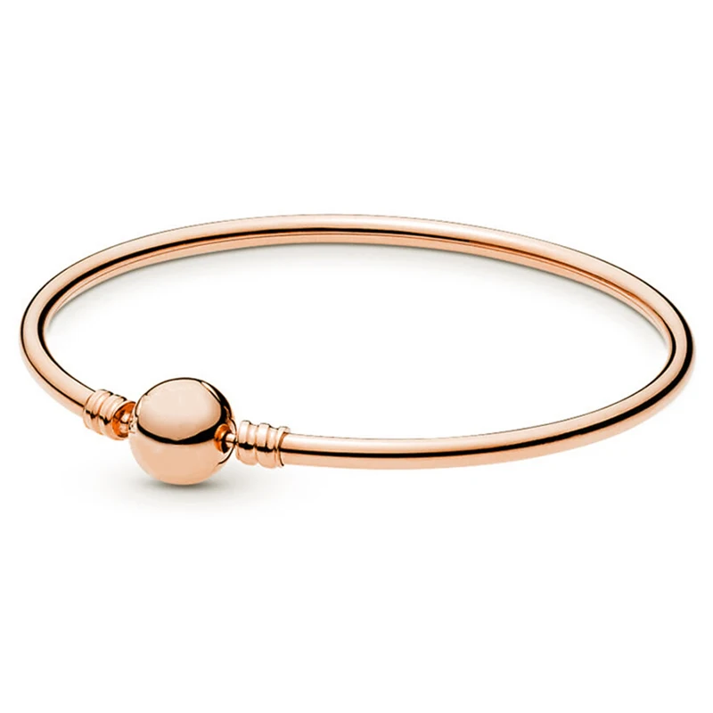 Boosbiy-pulsera chapada en plata para mujer, brazalete hecho a mano, se adapta a la cadena de serpiente DIY, pulseras y brazaletes de marca, regalo de joyería, gran oferta