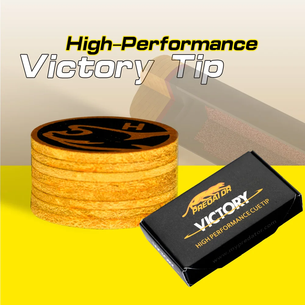 PREDATOR Victory 3142 Z2 Billiard Tip 14mm H/M/S Pool Cue Stick Tip 8 Layers Cue Tips Professional Billiard Accessories