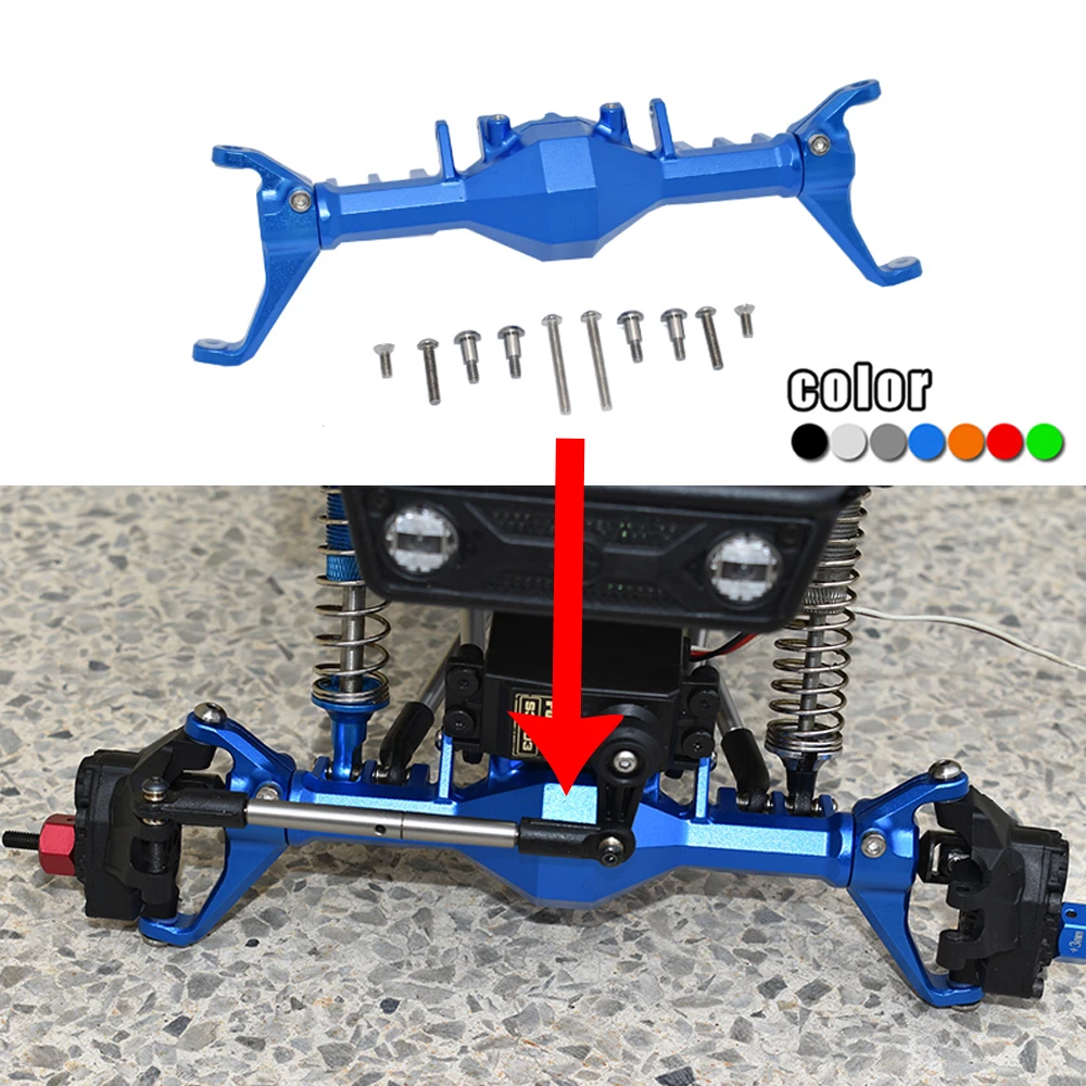 

GPM Metal aluminum alloy front gearbox front axle Bridge #AXI232004 for Axial Capra 1.9 UTB AXI03004 Climbing car