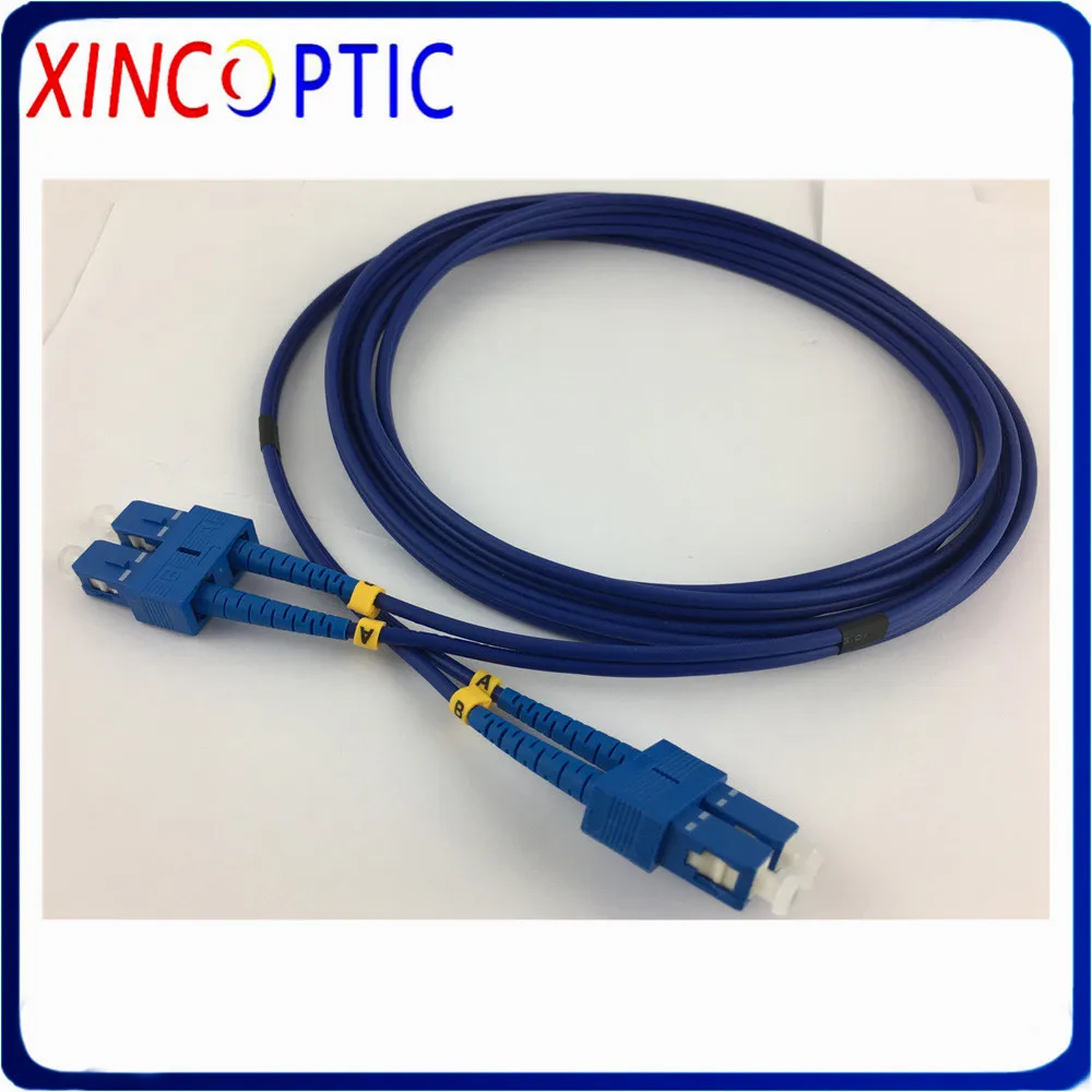 

2 Core Duplex Singlemode Armored Patch Cord 2core SM 3.0mm 30M 50M 100M 150M 200M 300M SC LC FC ST Optical Fiber Jumper Cable