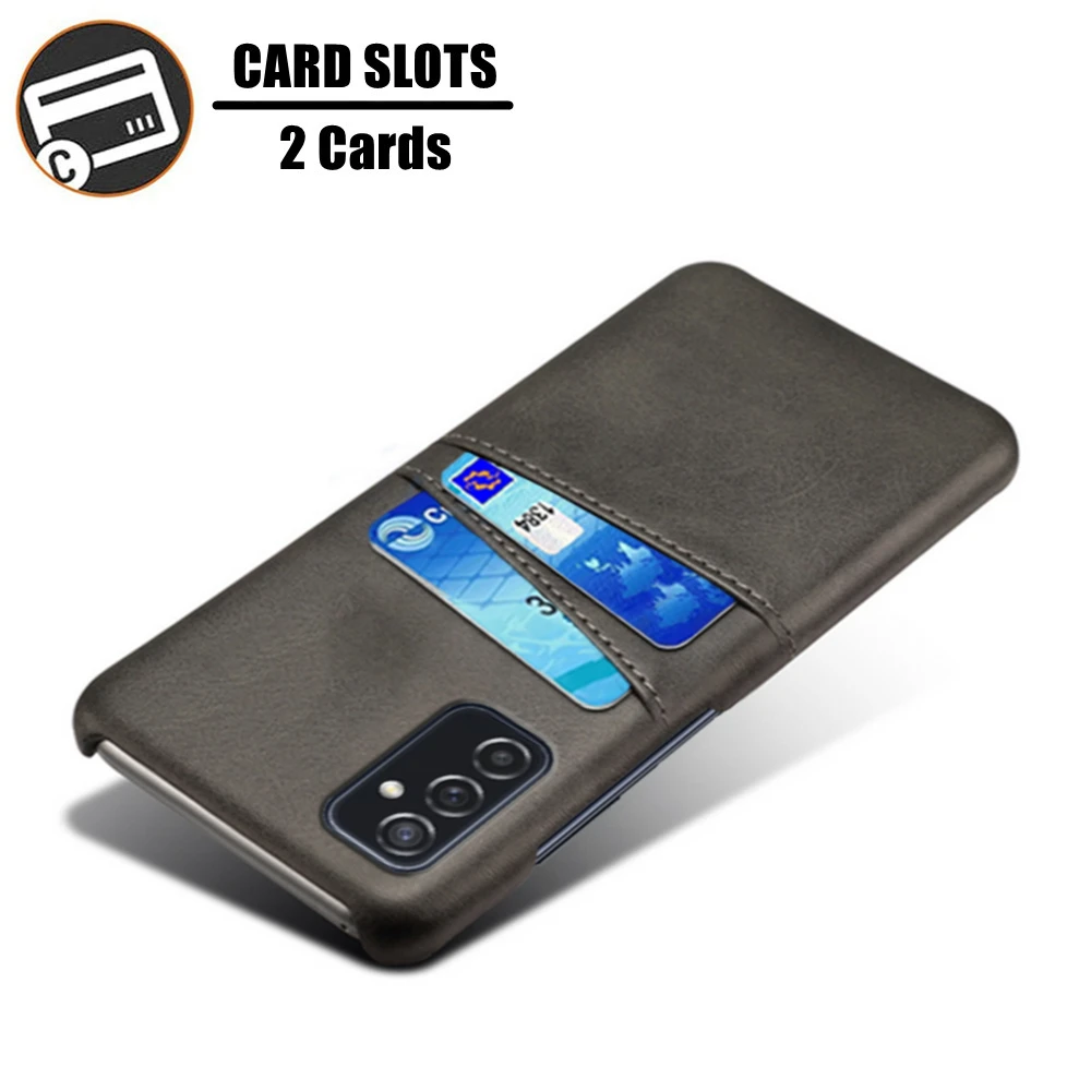 

Card Slots Case For Samsung M52 5G M62 M22 M32 M12 4G Slim Retro PU Leather Funda For Galaxy S21 Plus Ultra S20 FE 5G Capa Cover