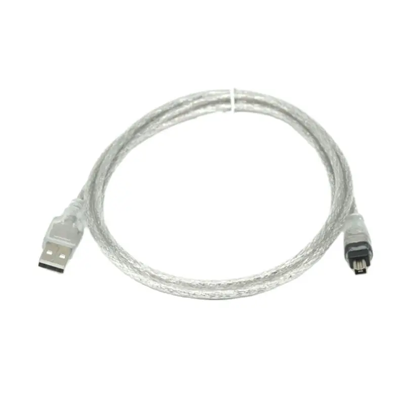 USB 2.0 to IEEE1394 Firewire 4pin data high-speed transmission data cable 1.5M extension cable for DV digital camera