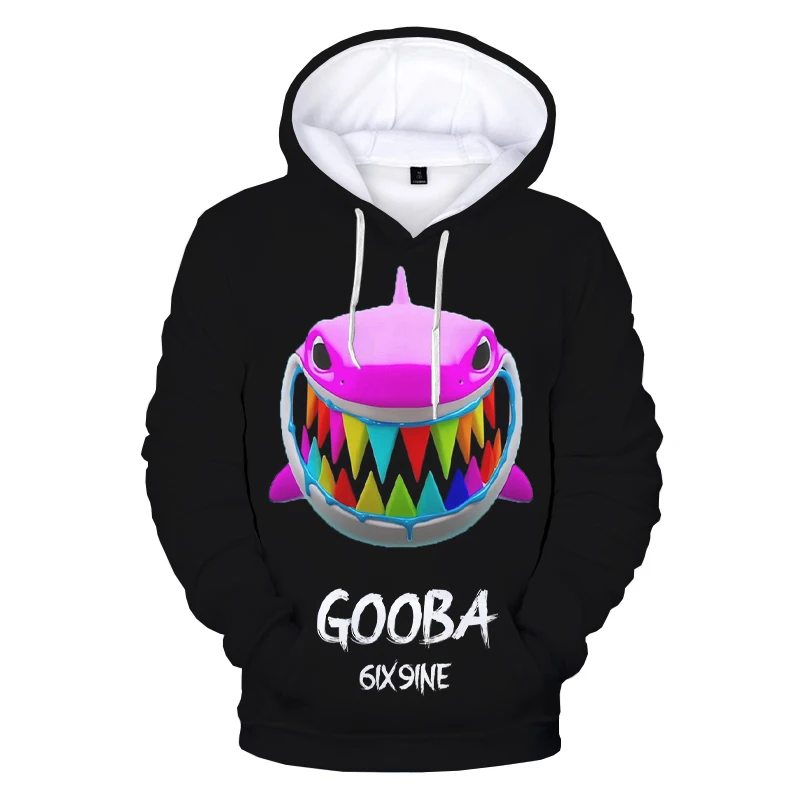 6ix9ine Gooba 3D Printed Hoodie Sweatshirts Hot Rapper Fashion Casual Hip Hop Pullover Harajuku Streetwear Plus Size Hoodies