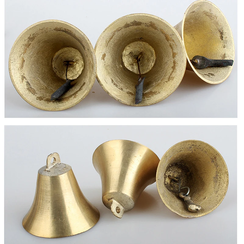Livestock Cow Horse Sheep Dog Equipment Grazing Bells Prevent The Loss Pure Copper Material Crisp Loud Farm Bell