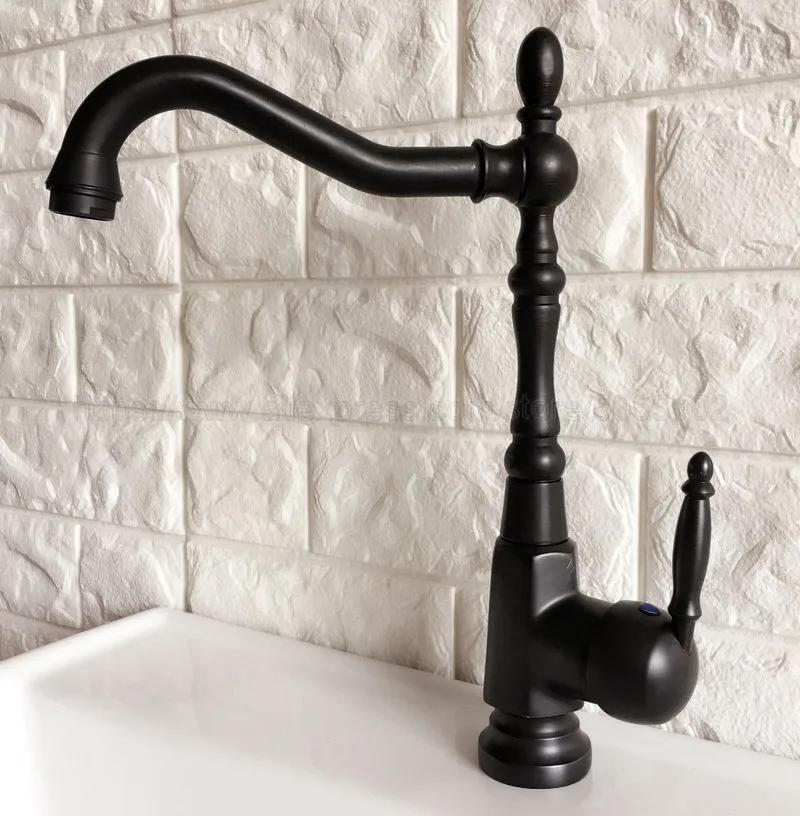 

Black Oil Rubbed Brass Bathroom Kitchen Sink Faucet Deck Mount Hot and cold Vanity Sink Mixer Taps znf384