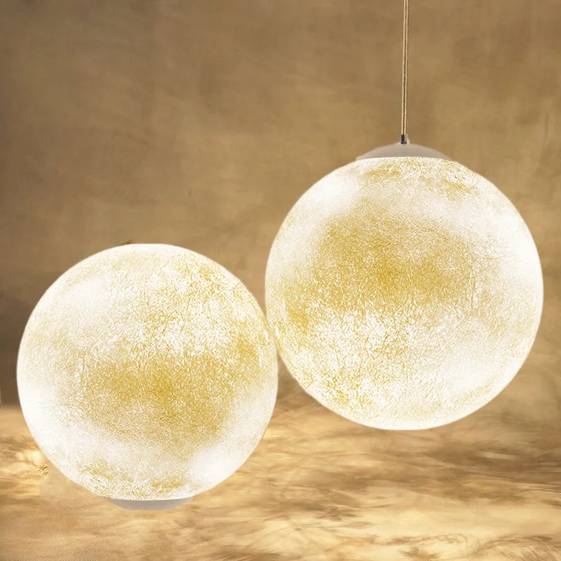 Warm Romantic Moon Lamp Bedroom Bedroom Lamp Bar Soft Home Decoration Sphere Night Lamp Simple Standing Lamps for Living Room