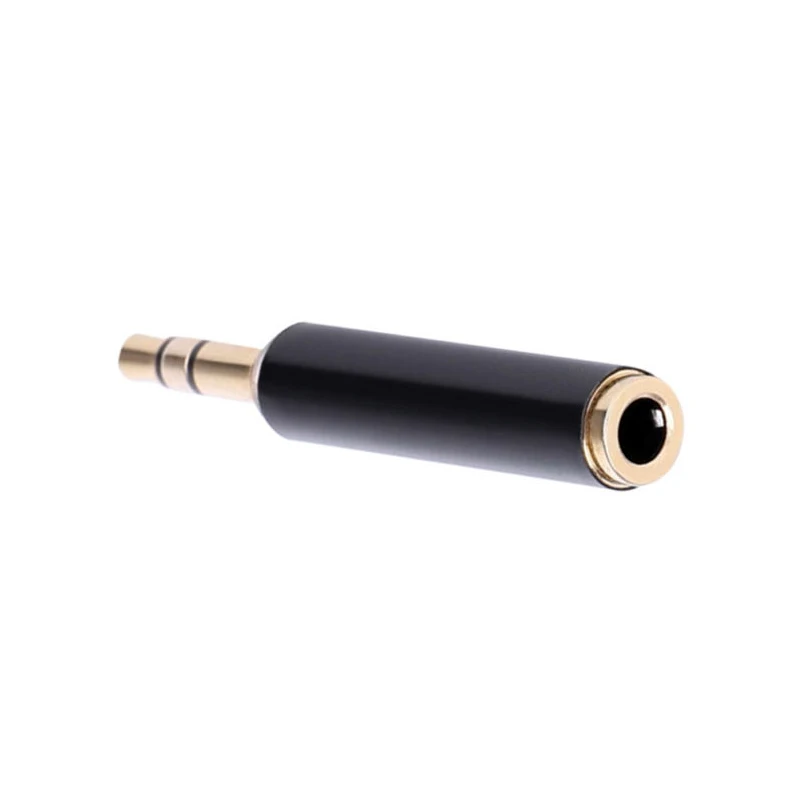 Hot 3.5mm Stereo Audio Jack 3 Pole Male To 4 Pole Female Adapter Converter Connector Support MIC Microphone for Headset Earphone