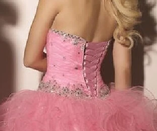 Sexy frisado babados arco-íris quinceanera vestido de baile querida festa de formatura 2018 mãe dos vestidos de noiva