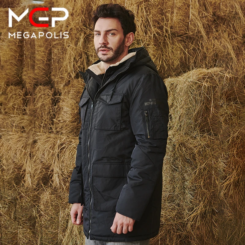 MGP Giacche da uomo bavero in lana d\'agnello mantenere caldo moda giacca invernale da donna abiti in cotone 2 colori