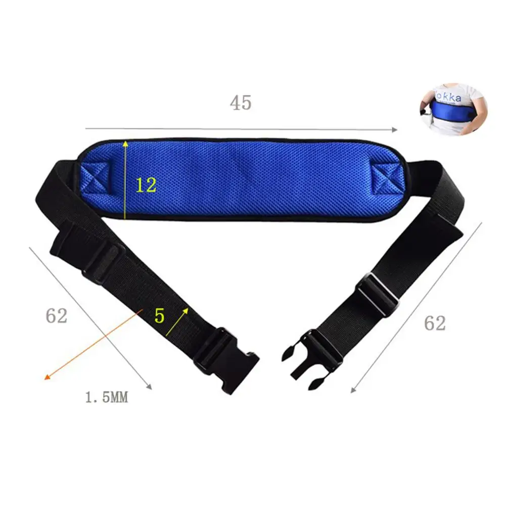 Wheelchair Seat Belt Adjustable Medical Wheelchair Safety Sturdy Harness Straps With Easy Release Buckle For Patient Old People