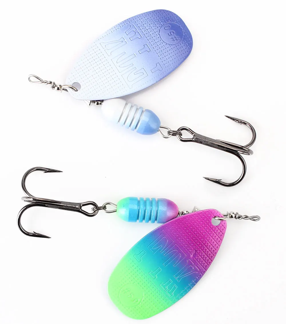 FTK Neuer Metall-Angelköder Spinnerbait 5,8g 6,3g 10,2g 16,9g 18,8g Hochwertige Hartköder mit Dreifachhaken Angelzubehör für Hecht – Detail 5