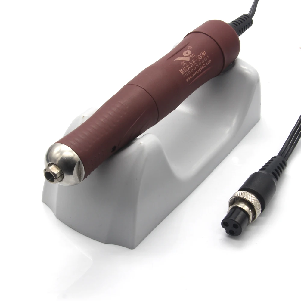 China nail salon jewelry engraving Double-lock handpiece 35K rpm big chuck  without carbon brush