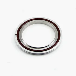 ISO Vakuum Rohr Klemme Armaturen 304 Edelstahl Zentrum Halterung + Fluor O Typ Dicht Ring + Aluminium Spring Outer ring