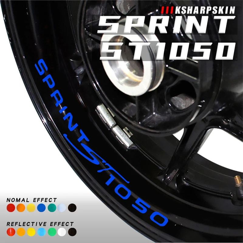 

Motorcycle reflective protection decals rim logo stickers waterproof decorative film for TRUMPH SPRINT ST1050 sprint st1050