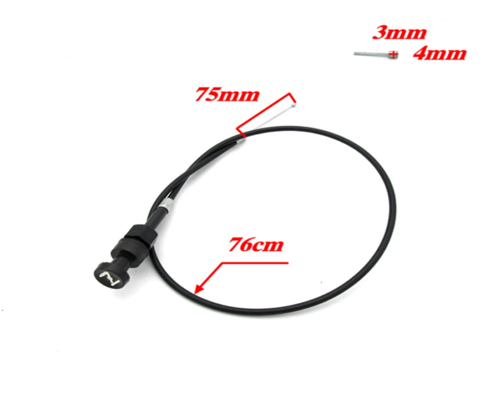 Pull Choke Cable Throttle Assembly Fit for Yamaha PW50 Motorcycle Pit Dirt Bike