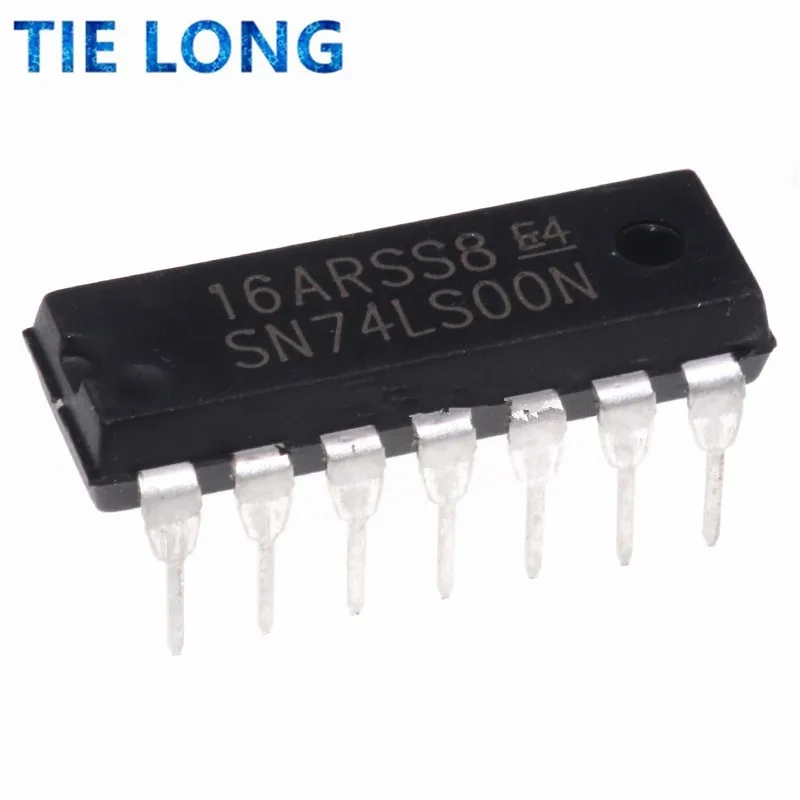 10pcs/lot 74LS00 74LS00N SN74LS00N 7400 DIP-14 In Stock