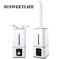 110V/220V Air Ultrasonic humidifier Mute Commercial Supermarket Vegetables Mist Maker 13L Fogger Spray Anion Humidifiers