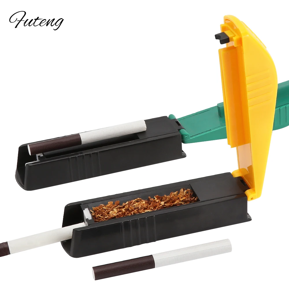 Manual Cigarette Making Machine Portable Rolling Tube Tobacco Injector Push-pull Cigarette Maker Smoking Tool Randomly